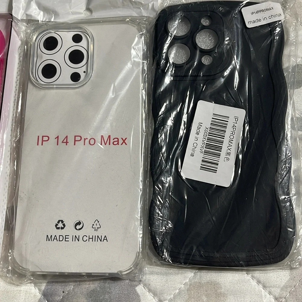 New set/3 silicone phone cases for iPhone 14 Pro Max